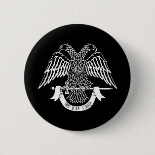 Zweikopfadler als asonisches Symbol Button