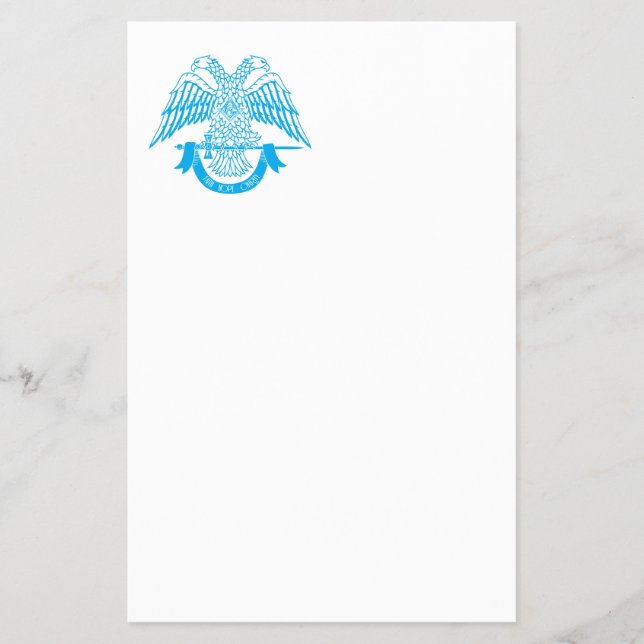 Zweikopfadler als asonisches Symbol Flyer (Vorne)