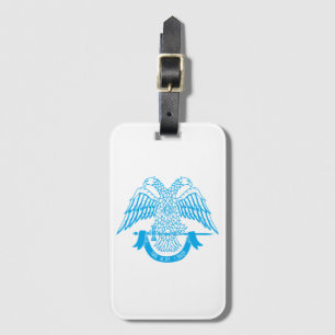 Zweikopfadler als asonisches Symbol Gepäckanhänger