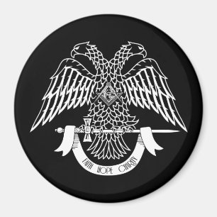 Zweikopfadler als asonisches Symbol Magnet