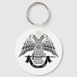 Zweikopfadler als asonisches Symbol Schlüsselanhänger