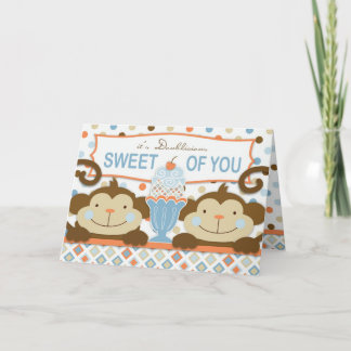 Zweimal die Fun BOYS TY Card Dankeskarte