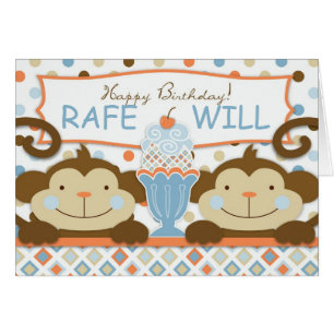 Zweimal die Spaß JUNGEN Karte