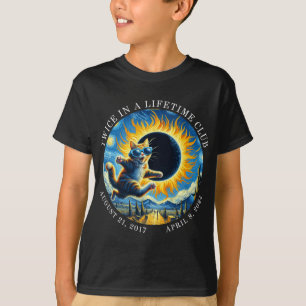 Zweimal im Lifetime Club Totality Solar Eclipse 20 T-Shirt