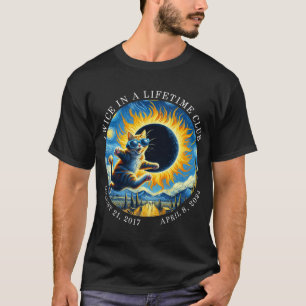 Zweimal im Lifetime Club Totality Solar Eclipse 20 T-Shirt