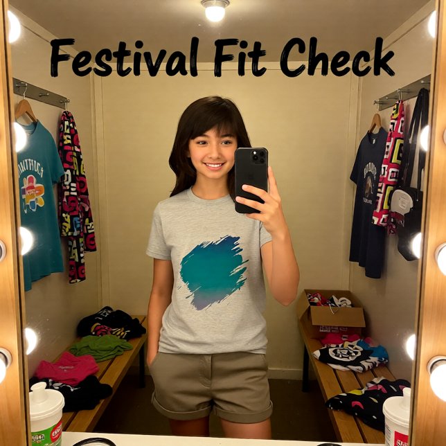 Zweimal unter den Wellen Tri-Blend Shirt (Von Creator hochgeladen)