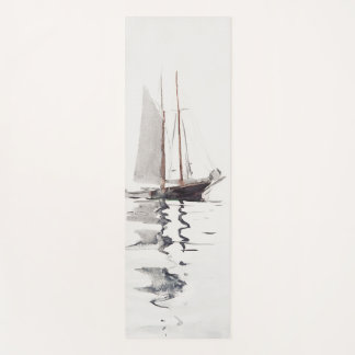 Zweimast-Schoner mit Dory von Winslow Homer Yogamatte