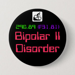 Zweipoliger II Knopf der Störung DSM-5 Button