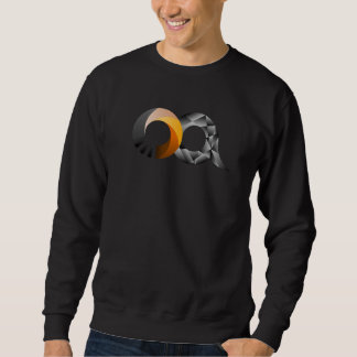 Zweipoliges Bärn-Ikonen-Sweatshirt-Schwarzes Sweatshirt