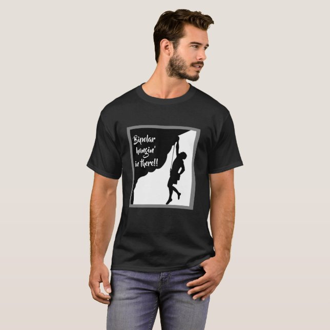 Zweipoliges Bewusstsein: hangin herein dort!! T-Shirt (Vorne ganz)
