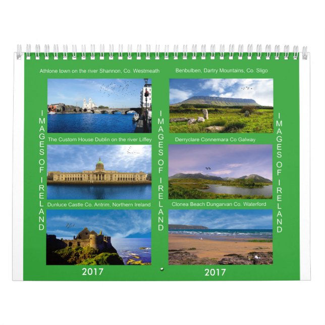 Zweiseitenweißer Kalender (Titelbild)