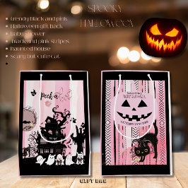 Zweiseitig "Flüchtige Blick a Boo" Babydusche Mittlere Geschenktüte