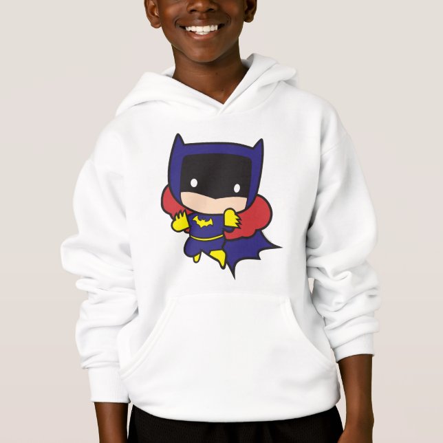 Zweiseitige Chibi Batgirl Hoodie (Vorderseite)