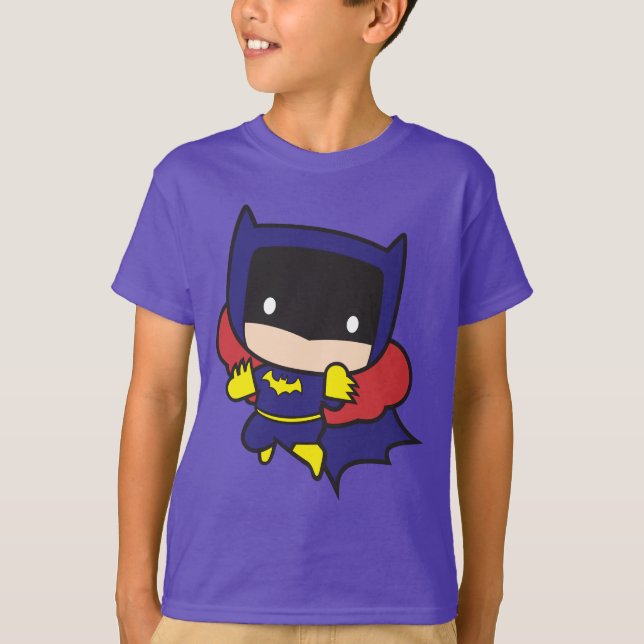 Zweiseitige Chibi Batgirl T-Shirt (Vorderseite)