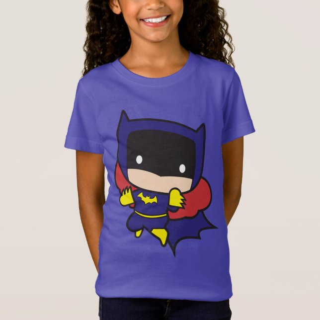 Zweiseitige Chibi Batgirl T-Shirt (Vorderseite)