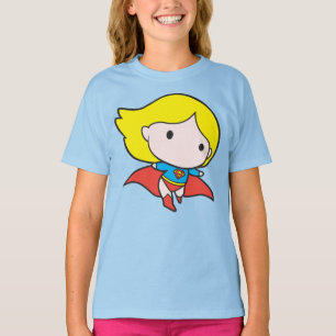 Zweiseitige Chibi-Supergirl T-Shirt