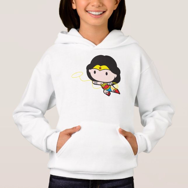 Zweiseitige Chibi Wonder Woman Hoodie (Vorderseite)