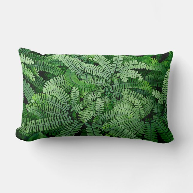 Zweiseitige Maidenhaar-Farnkissen Lendenkissen (Vorderseite)