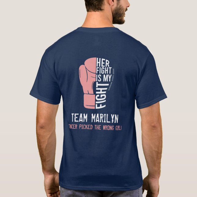 Zweiseitiger T - Shirt der UNISEX-Marine (Rückseite)