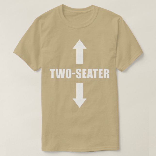 Zweisitzer-Funny T-Shirt (Design vorne)