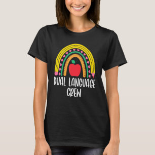 Zweisprachige Crew - Zweisprachiger Lehrer T-Shirt
