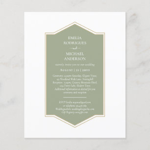Zweisprachige spanische Hochzeit Budget Boda Weddi Flyer