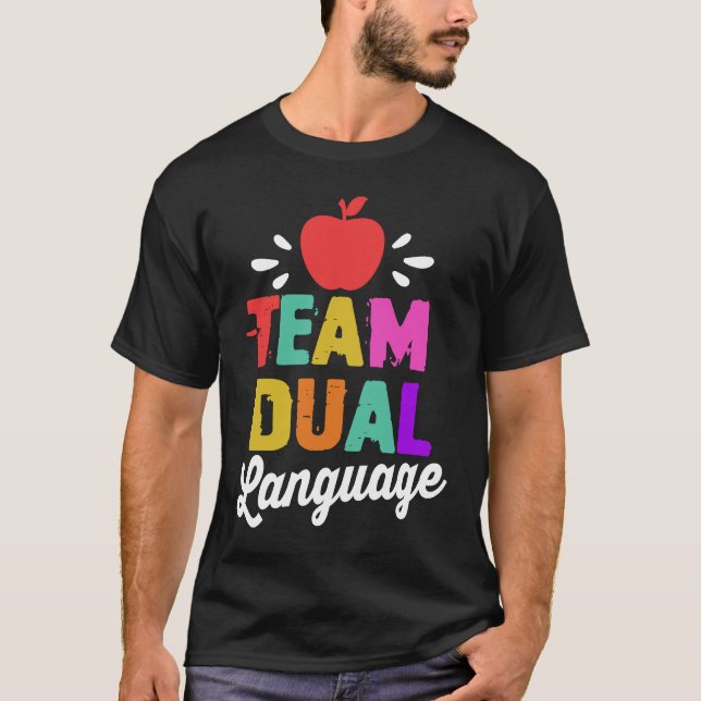 Zweisprachige Teamlehrerschule T-Shirt (Vorderseite)