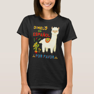 Zweisprachiger spanischlehrer Sag es mir auf Spani T-Shirt