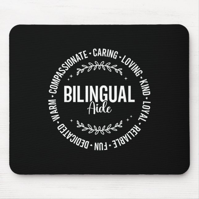 Zweisprachiger Teamlehrer zurück zur Schule für Bi Mousepad (Vorne)