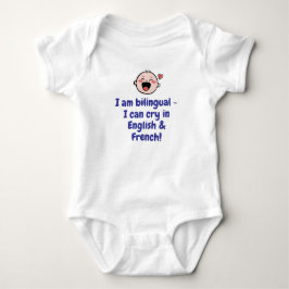 Zweisprachiges Baby, Lustiges Geschenk Baby Strampler