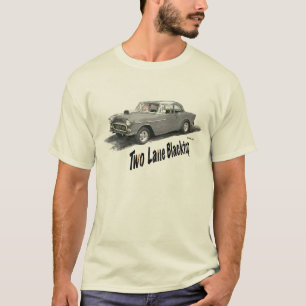ZWEISPURIGES ASPHALTBELAG Film-Auto T-Shirt