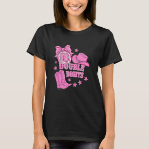 Zweistellige Zahlen 10 Jahre altes Mädchen Geburts T-Shirt