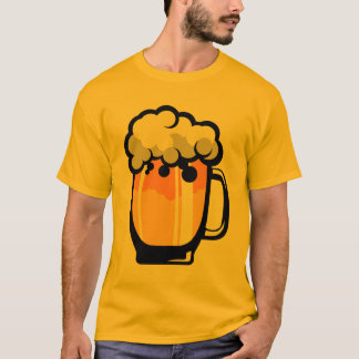 Zweistoffschaumstoff Binouze-Alkohol Glas 2310_U T-Shirt