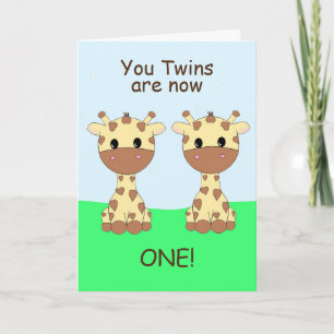 Zweite 1. Geburtstagskarte Karte