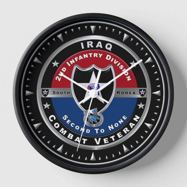 Zweite Abteilung Infanterie Irak Veteran Uhr (Vorderseite)