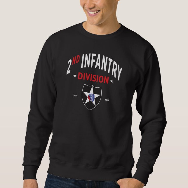 Zweite Abteilung Infanterie - Militär der Vereinte Sweatshirt (Vorderseite)