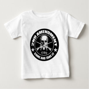Zweite Änderung kommen ihm Schädel und AR nehmen Baby T-shirt