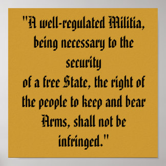 Zweite Änderung Poster