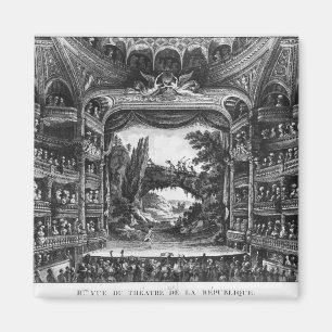 Zweite Aussicht auf das Theater der Republique Magnet