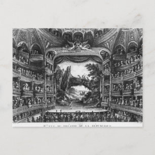 Zweite Aussicht auf das Theater der Republique Postkarte