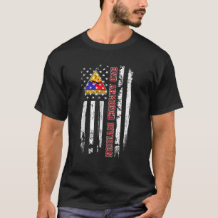 Zweite bewaffnete Division American Flag Military T-Shirt