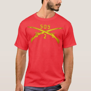 Zweite Bn 505. Infanterie-Regiment-Abteilung mit T T-Shirt