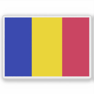 Zweite Flagge Andorras (1866-1939) Aufkleber