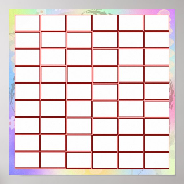 Zweite Hälfte des alternativen Gästebuches Poster (Vorne)