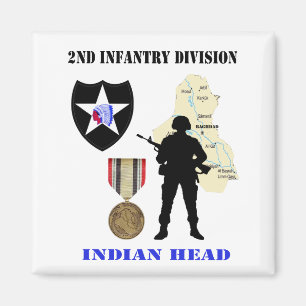 Zweite Infanterieabteilung Irak Kriegsveteranenmag Magnet