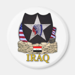 Zweite Infanterieabteilung iraq Kriegsveterans Mag Magnet