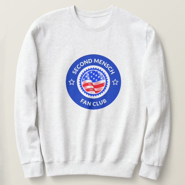 Zweite Karte Fanclub jüdisch SGOTUS Doug Emhoff Sweatshirt (Design vorne)