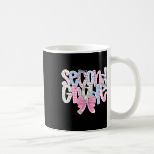 Zweite Klasse Lehrer Blau Floral Coquette P Vorneh Kaffeetasse
