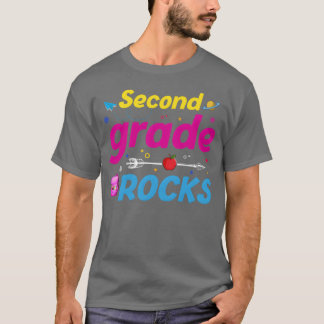 Zweite Klasse rockt Backo Schule 2. Klässler lusti T-Shirt