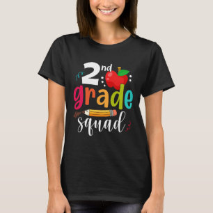 Zweite Klasse Squad Spaß Byck Zur Schule 2. Klässl T-Shirt